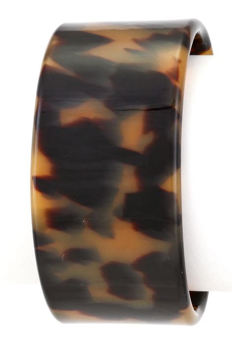 tortoise shell cuff bracelet